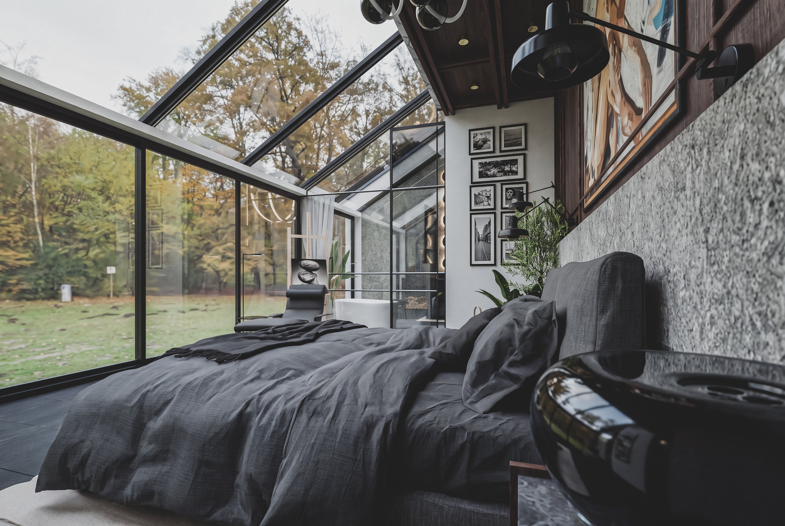 Fotorealistyczna wizualizacja sypialni — SMUS design